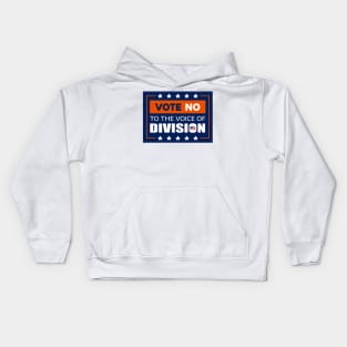 Vote No To The Voice Of Division Kids Hoodie